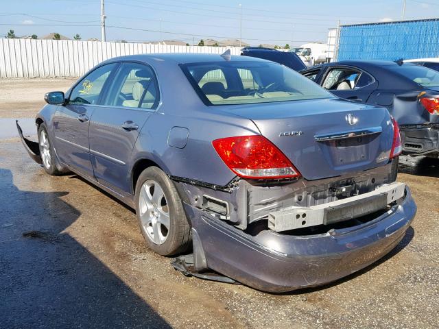 JH4KB16555C007283 - 2005 ACURA RL SILVER photo 3