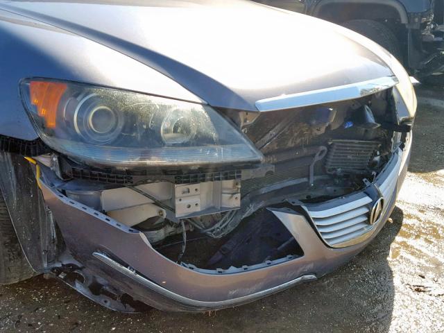 JH4KB16555C007283 - 2005 ACURA RL SILVER photo 9