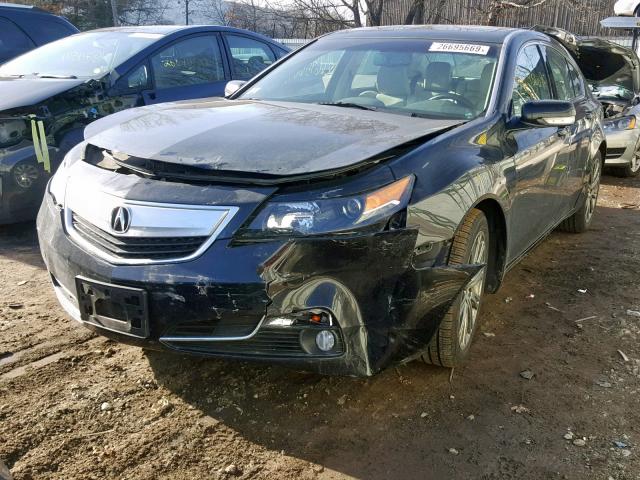 19UUA8F3XEA004039 - 2014 ACURA TL SE BLACK photo 2