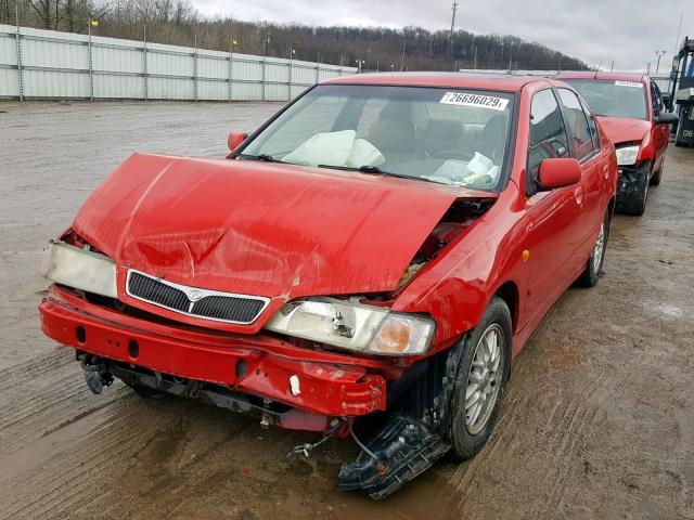 JNKCP11A9XT015139 - 1999 INFINITI G20 RED photo 2