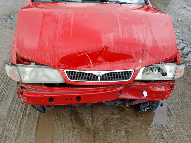 JNKCP11A9XT015139 - 1999 INFINITI G20 RED photo 7