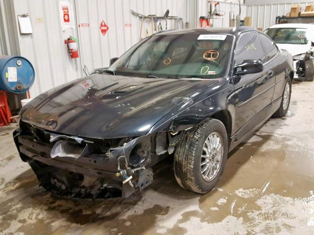 1G2WP12K61F118132 - 2001 PONTIAC GRAND PRIX BLACK photo 2