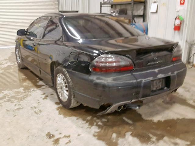 1G2WP12K61F118132 - 2001 PONTIAC GRAND PRIX BLACK photo 3