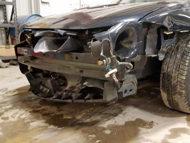 1G2WP12K61F118132 - 2001 PONTIAC GRAND PRIX BLACK photo 9