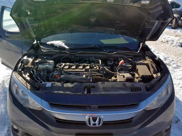 2HGFC1F72HH631434 - 2017 HONDA CIVIC EXL GRAY photo 7