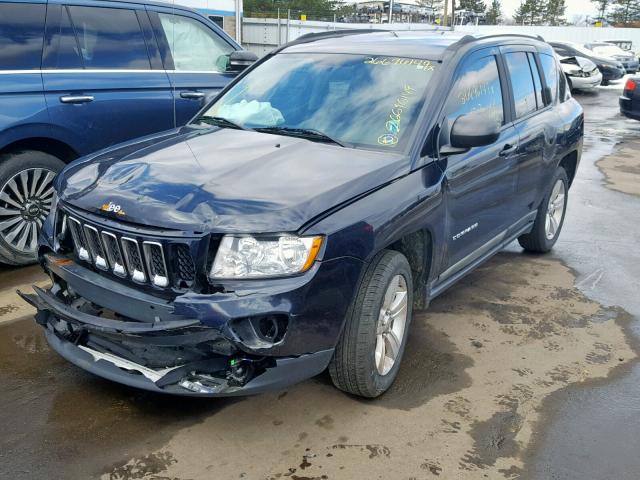 1J4NF1FBXBD134149 - 2011 JEEP COMPASS SP ლურჯი ფოტო 2