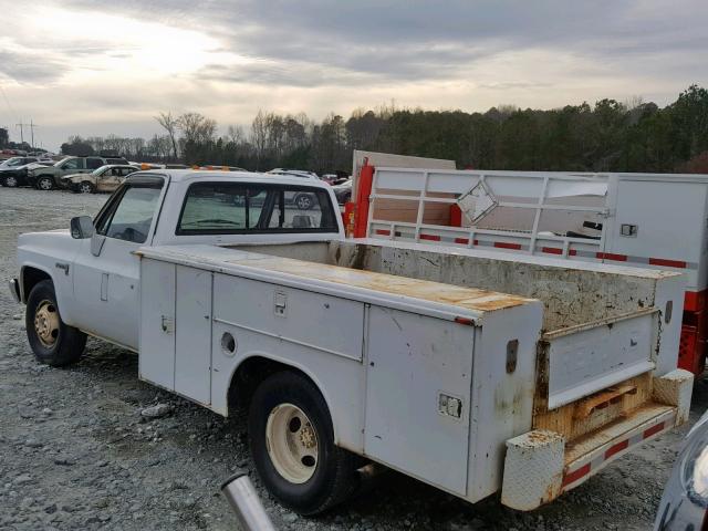 1GDHC34J1FS512891 - 1985 GMC C3500 WHITE photo 3