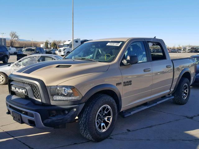 1C6RR7YT7HS618718 - 2017 RAM 1500 REBEL თაფლისფერი ფოტო 2
