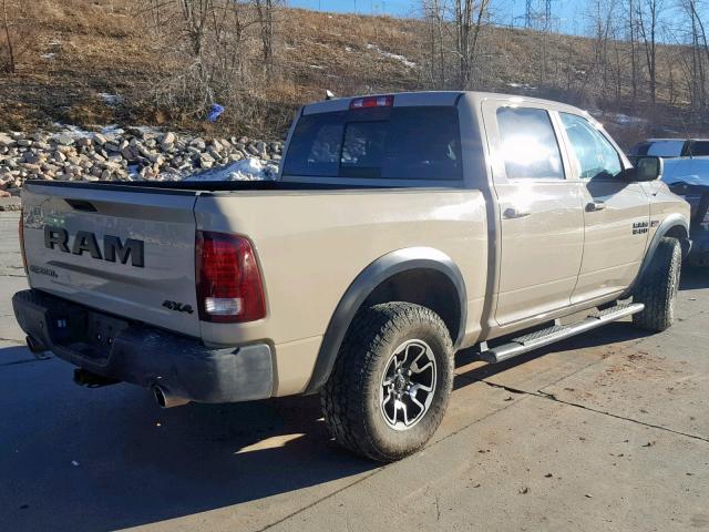 1C6RR7YT7HS618718 - 2017 RAM 1500 REBEL თაფლისფერი ფოტო 4