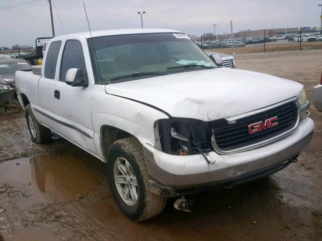 1GTEK19TXYE140008 - 2000 GMC NEW SIERRA WHITE photo 1