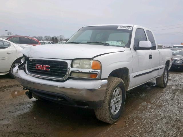 1GTEK19TXYE140008 - 2000 GMC NEW SIERRA WHITE photo 2