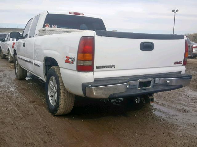 1GTEK19TXYE140008 - 2000 GMC NEW SIERRA WHITE photo 3