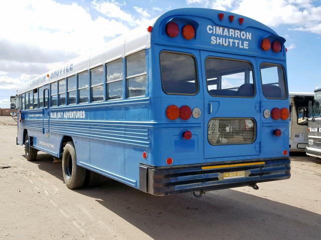 1BAAHCSA4SF060510 - 1995 BLUE BIRD SCHOOL BUS BLUE photo 3