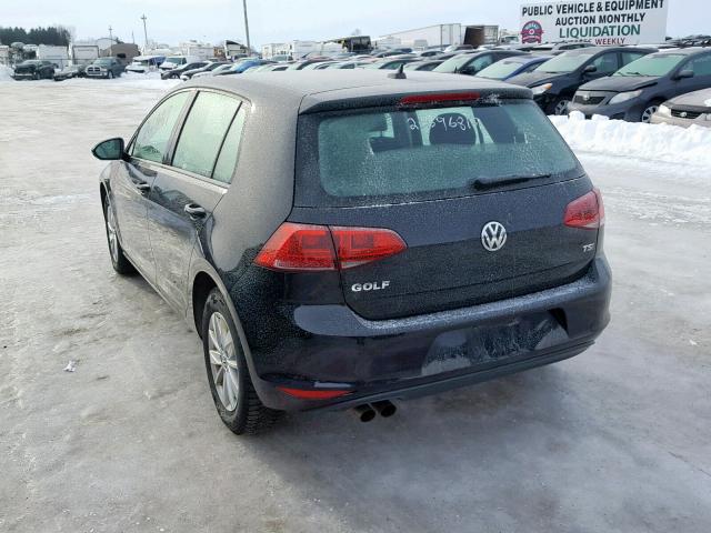 3VW217AU2FM088746 - 2015 VOLKSWAGEN GOLF 黑色 照片 3