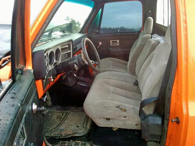 1GTEK14H2FJ505787 - 1985 GMC K1500 ORANGE photo 5