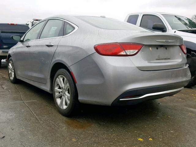 1C3CCCABXFN701540 - 2015 CHRYSLER 200 LIMITE SILVER photo 3