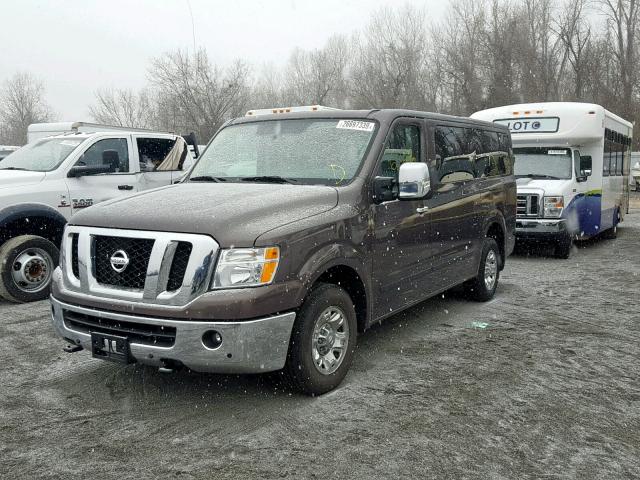 5BZAF0AA9JN852071 - 2018 NISSAN NV 3500 GRAY photo 2