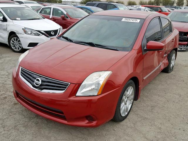 3N1AB6AP4CL697146 - 2012 NISSAN SENTRA 2.0 RED photo 2