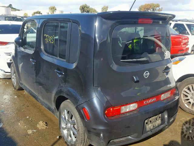 JN8AZ2KR7BT204527 - 2011 NISSAN CUBE BASE BLUE photo 3