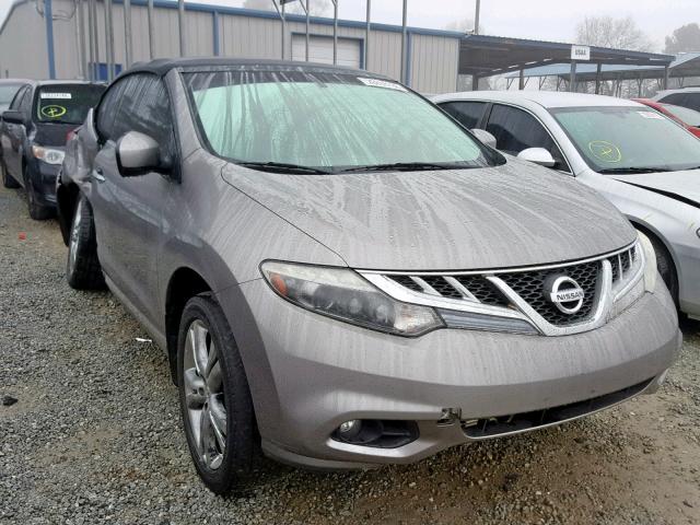 JN8AZ1FY3BW002777 - 2011 NISSAN MURANO CRO GRAY photo 1