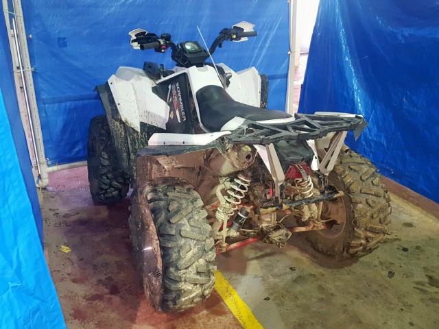 4XASVE957FA202401 - 2015 POLARIS SCRAMBLER WHITE photo 3