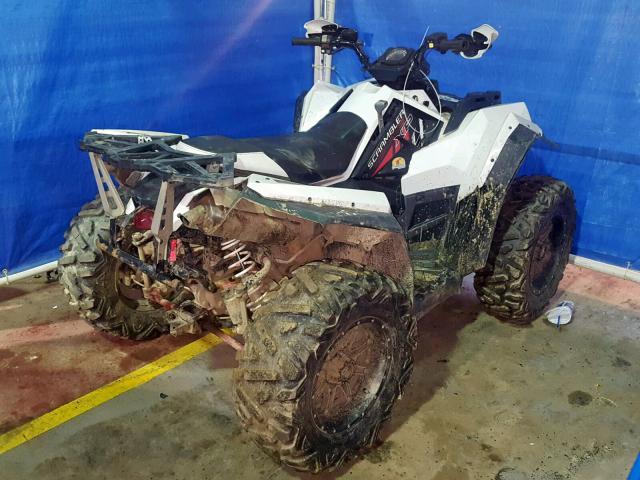 4XASVE957FA202401 - 2015 POLARIS SCRAMBLER WHITE photo 4