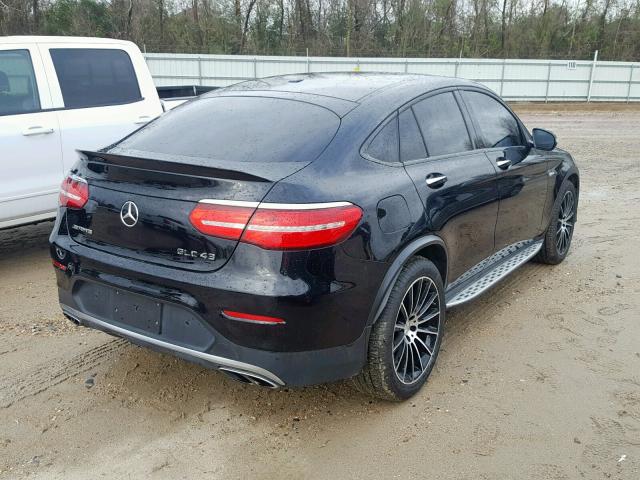 WDC0J6EB3JF321954 - 2018 MERCEDES-BENZ GLC COUPE BLACK photo 4