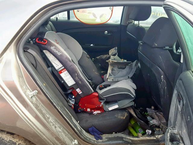 1G1ZC5E07CF269773 - 2012 CHEVROLET MALIBU 1LT ყავისფერი ფოტო 6