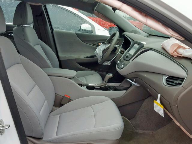1G1ZB5ST5JF230095 - 2018 CHEVROLET MALIBU LS WHITE photo 5