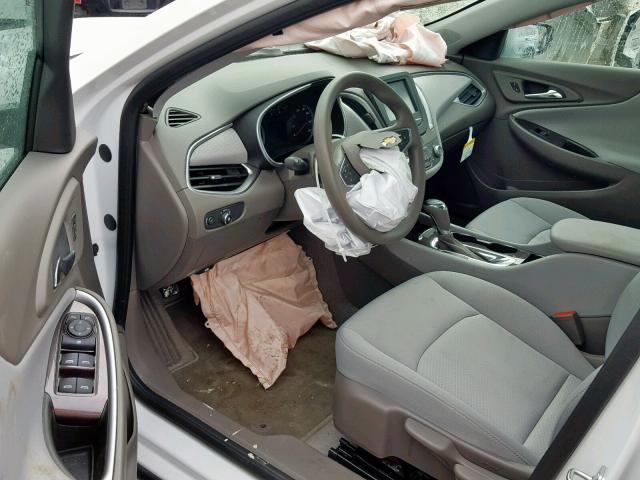 1G1ZB5ST5JF230095 - 2018 CHEVROLET MALIBU LS WHITE photo 9