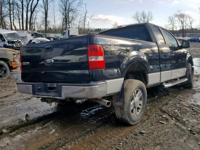 1FTPX14558FB24828 - 2008 FORD F150 BLACK photo 4