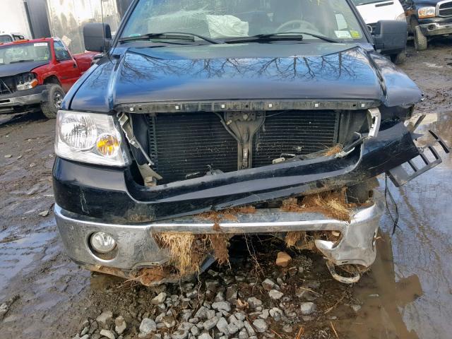 1FTPX14558FB24828 - 2008 FORD F150 BLACK photo 9