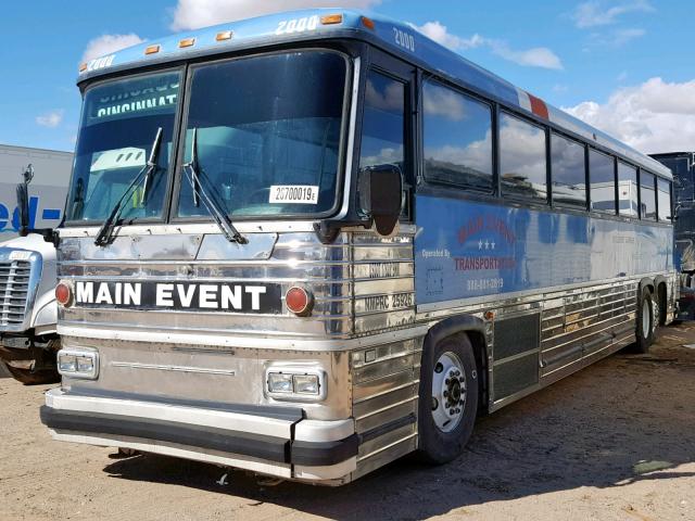 1M8RCM7A6PP045225 - 1993 MOTOR COACH INDUSTRIES TRANSIT BU BLUE photo 2