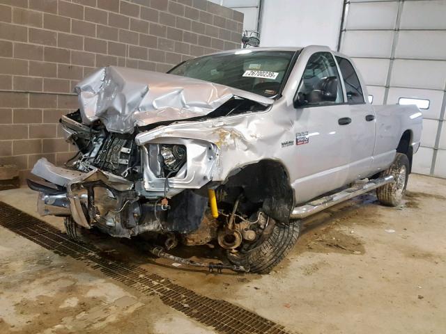 3D7KS28T39G517126 - 2009 DODGE RAM 2500 SILVER photo 2