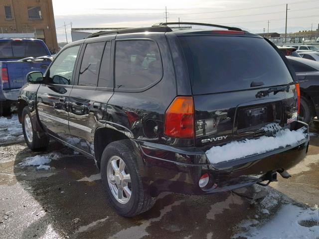 1GKDT13S762208728 - 2006 GMC ENVOY BLACK photo 3