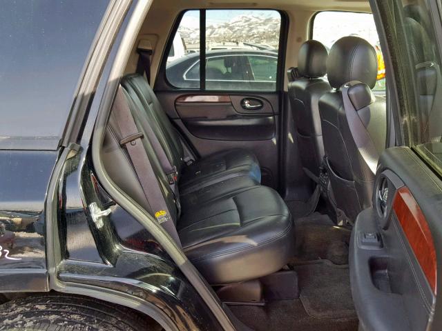 1GKDT13S762208728 - 2006 GMC ENVOY BLACK photo 6