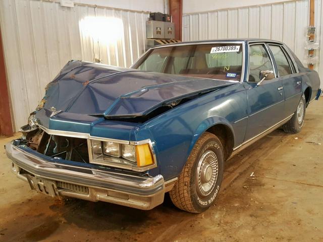 1N69U7C149610 - 1977 CHEVROLET CAPRICE BLUE photo 2