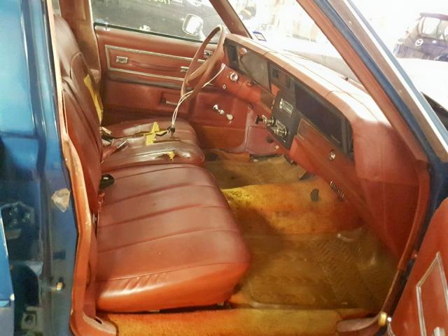 1N69U7C149610 - 1977 CHEVROLET CAPRICE BLUE photo 5