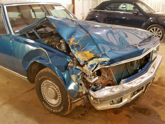 1N69U7C149610 - 1977 CHEVROLET CAPRICE BLUE photo 9