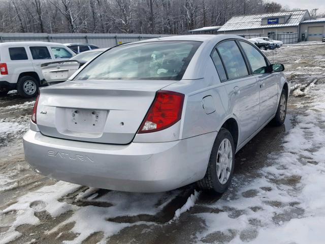 1G8AJ52F93Z147749 - 2003 SATURN ION LEVEL SILVER photo 4