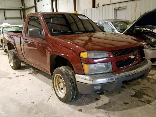 1GCCS148468129981 - 2006 CHEVROLET COLORADO MAROON photo 1