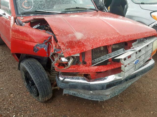 1FTCR10A4MUC72096 - 1991 FORD RANGER RED photo 9