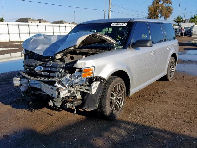 2FMGK5BC3CBD12485 - 2012 FORD FLEX SE SILVER photo 2