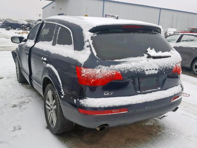 WA1BY74L68D018242 - 2008 AUDI Q7 3.6 QUA BLUE photo 3