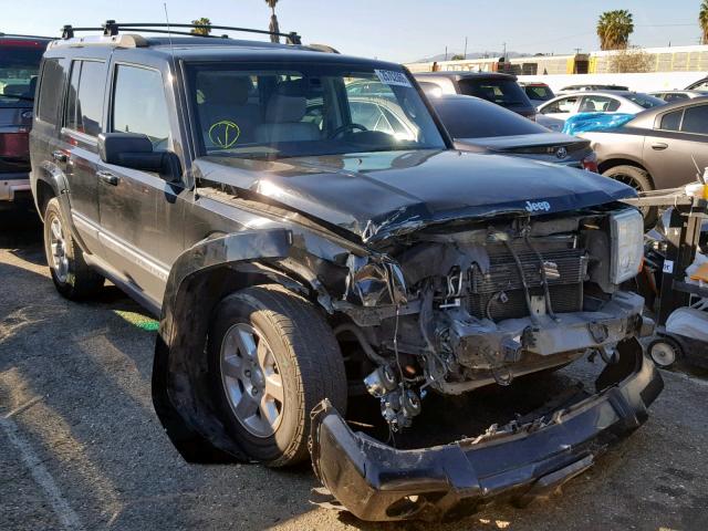1J8HG58257C530242 - 2007 JEEP COMMANDER BLACK photo 1