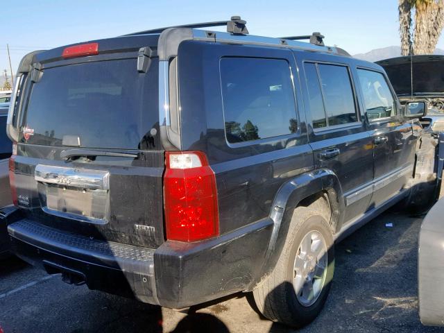 1J8HG58257C530242 - 2007 JEEP COMMANDER BLACK photo 4