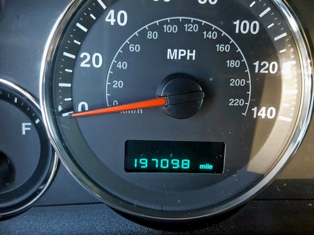 1J8HG58257C530242 - 2007 JEEP COMMANDER BLACK photo 8