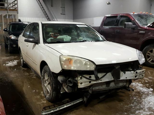 1G1ZT548X5F233540 - 2005 CHEVROLET MALIBU LS WHITE photo 1