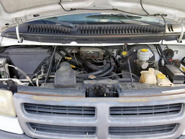 2B7JB21Y82K130284 - 2002 DODGE RAM VAN B2 WHITE photo 7