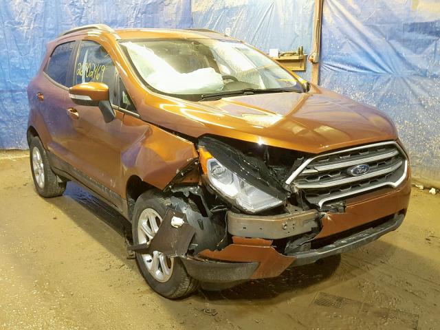 MAJ6P1UL5JC236617 - 2018 FORD ECOSPORT S BROWN photo 1